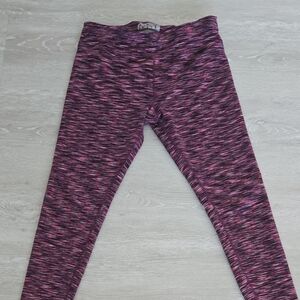 Women’s Pink Space-Dye Performance Leggings
